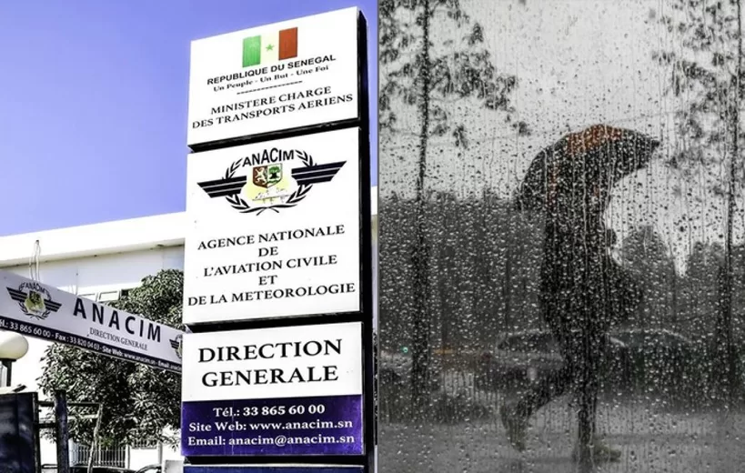 Sénégal : l’ANACIM alerte sur un nouvel épisode de pluies et d’orages jusqu’au 12 octobre