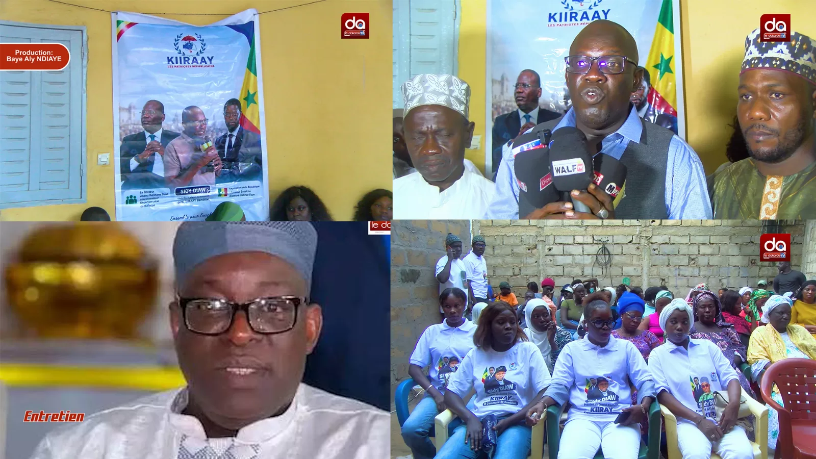 Bambilor:Sidy DIAW de KIIRAAY invite Ndiagne DIOP à annuler son meeting et se penche sur LE foncier.