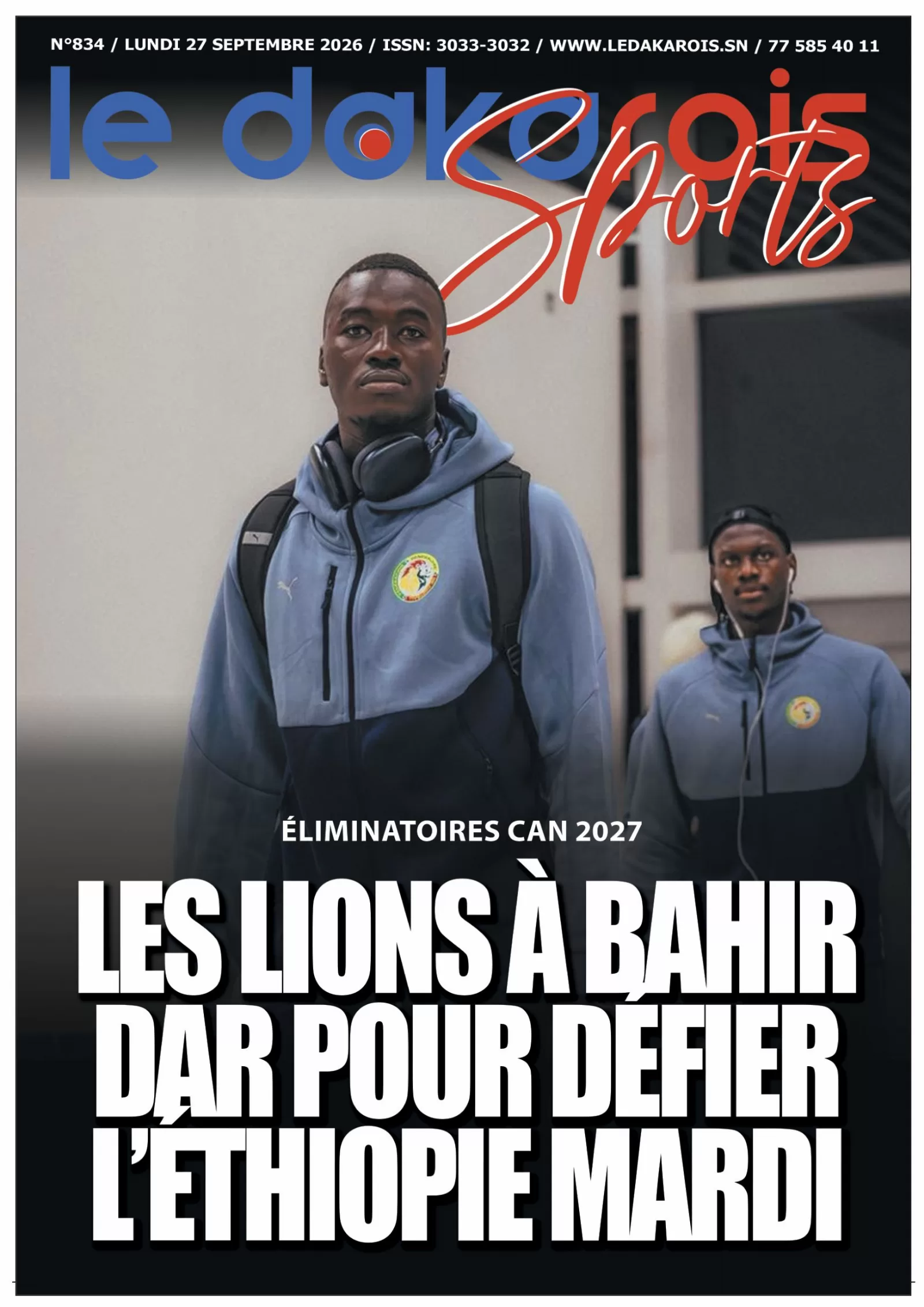 Le Dakarois Sports N°834 – 27/09/2026