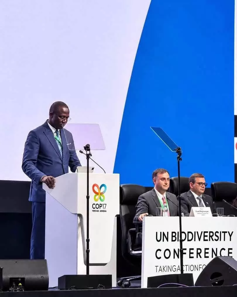 Biodiversité : Aliou Gori Diouf représente Bassirou Diomaye Faye au sommet des leaders en Arménie