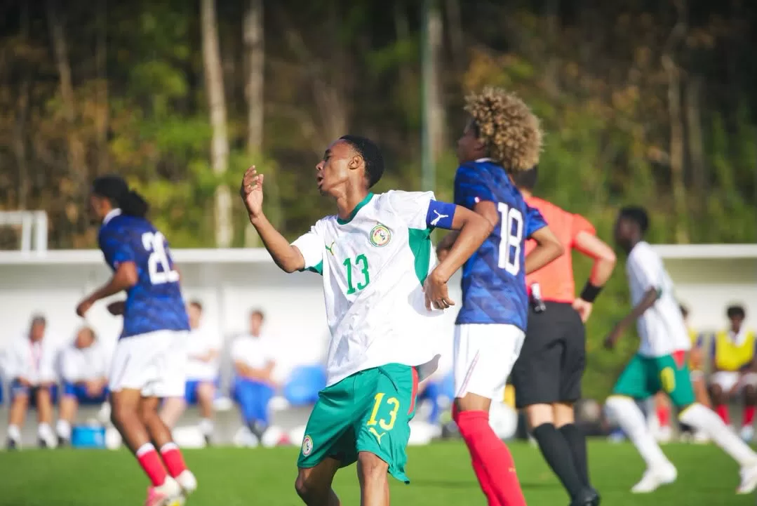 U18 : le Sénégal s’incline face à la France à Clairefontain…