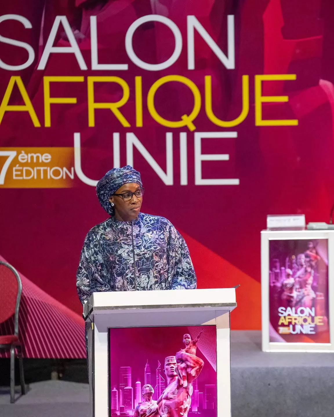 Salon Afrique Unie : Marie Khone Faye marraine de la 7ᵉ édition, avec un plaidoyer pour l’éducation et l’autonomisation des jeunes filles