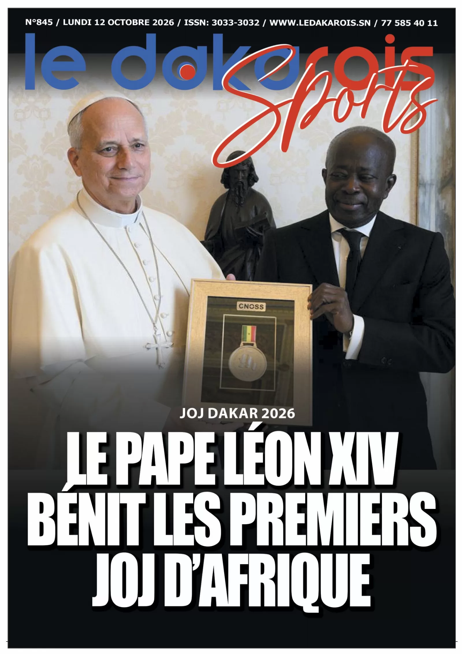 Le Dakarois Sports N°845 – 12/10/2026