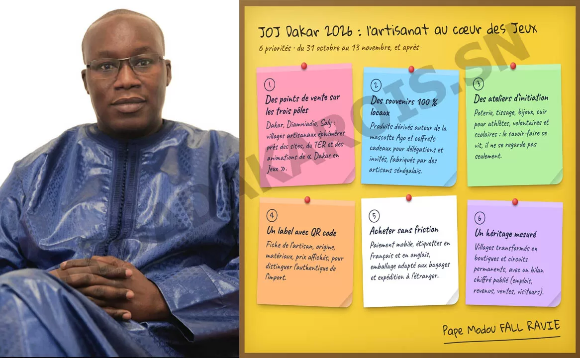 JOJ Dakar 2026 : six pistes pour que l'artisanat sénégalais soit l'héritage durable des Jeux