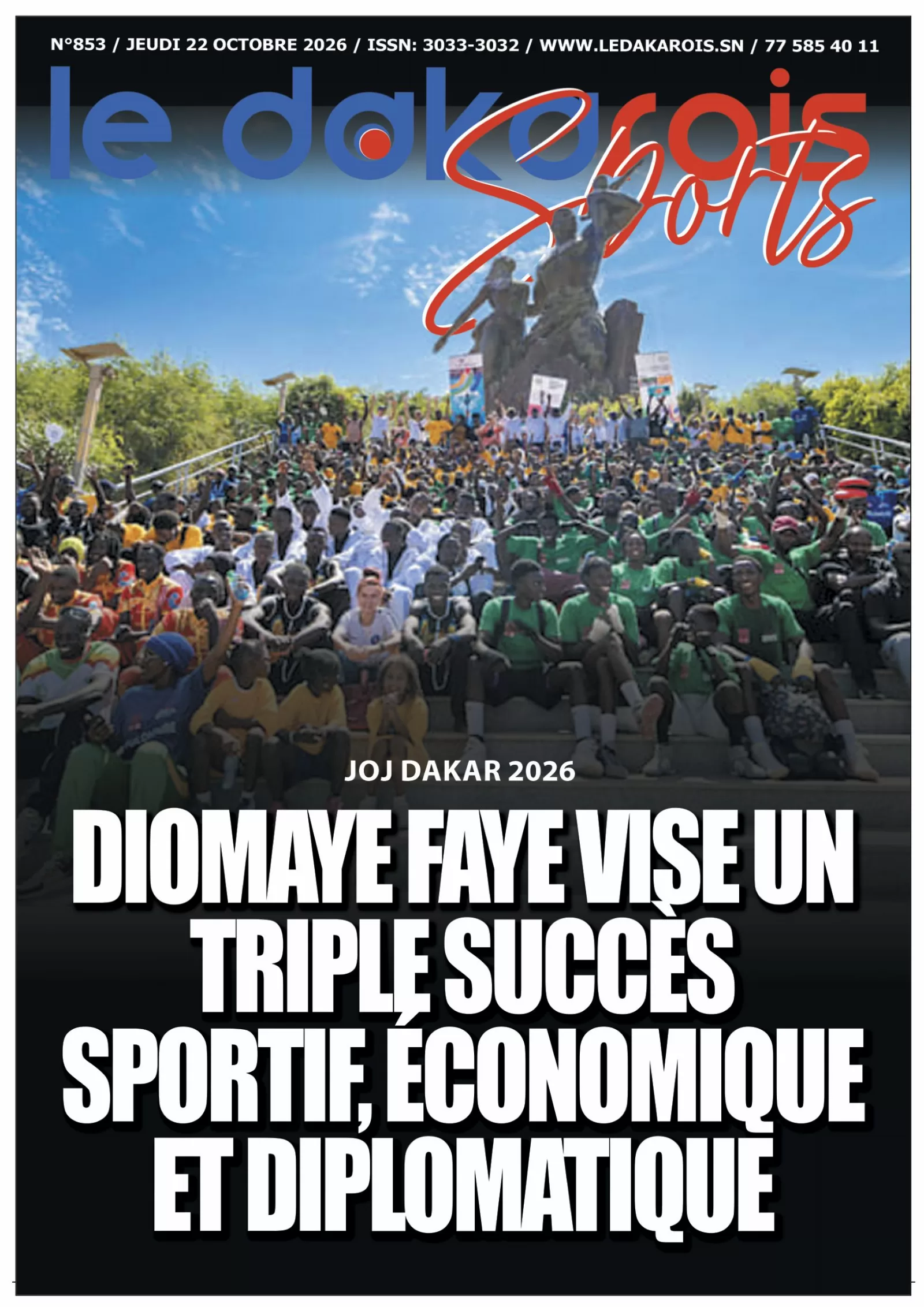 Le Dakarois Sports N°853 – 22/10/2026