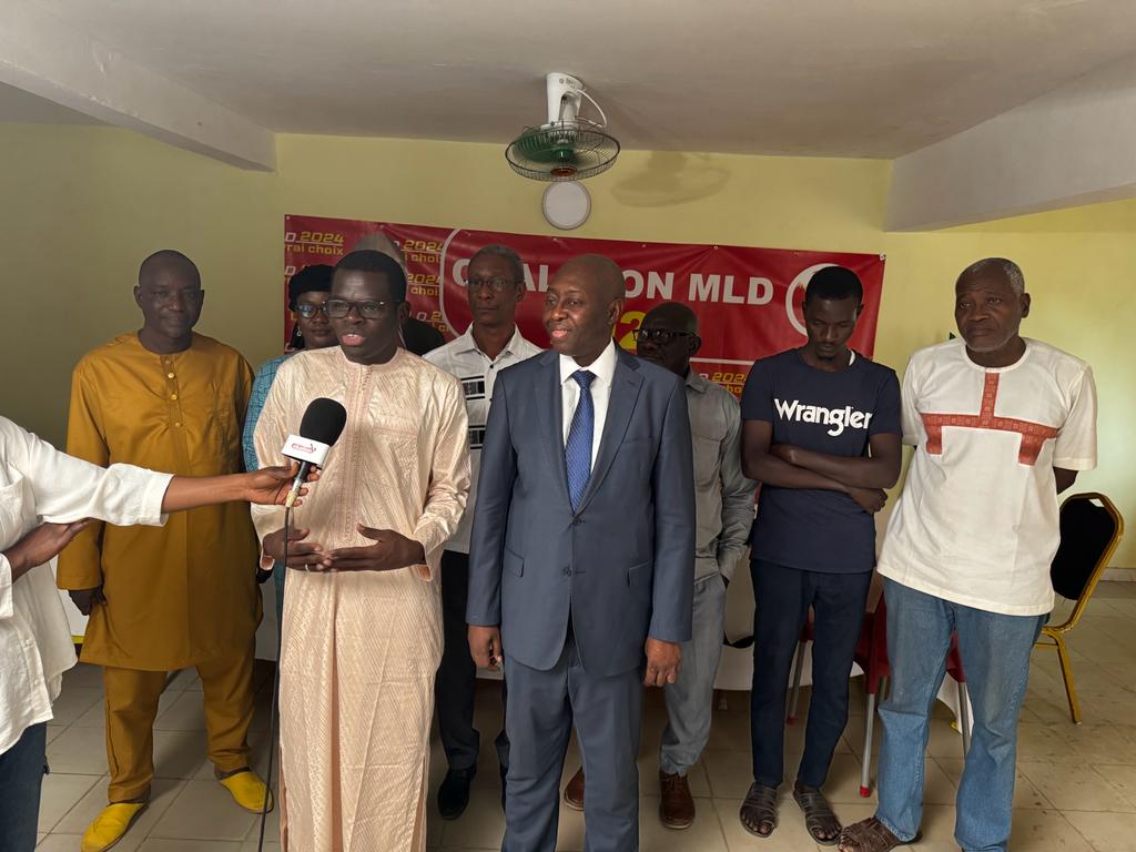 Moustapha Diop, président du parti Niite, rejoint la coalition MLD Tekki2024 en soutien à Mamadou Lamine Diallo