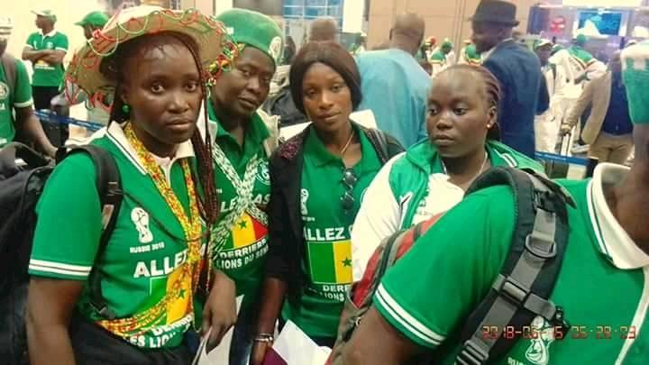 Soutien massif des Fans d'Allez-Casa aux Lions de la Teranga pour leur premier match contre la Gambie