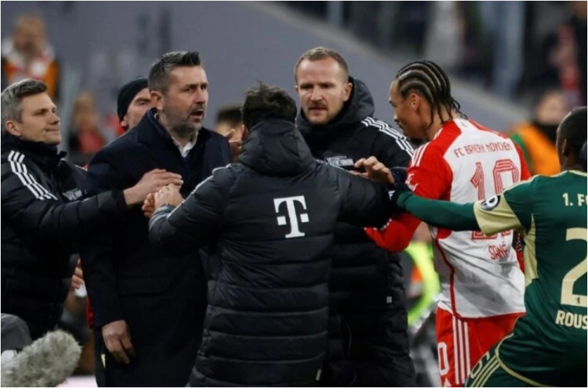 Bundesliga : Leroy Sané giflé par l’entraîneur de l’Union Berlin