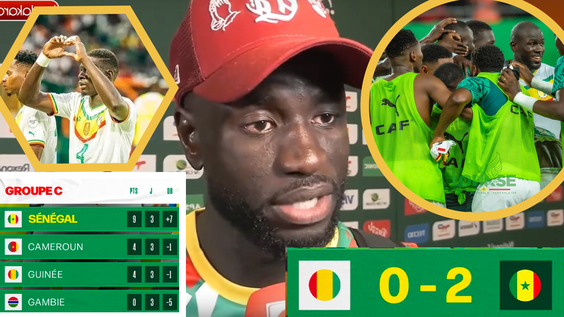 CAN 2023 : Cheikhou Kouyaté : "Nioune paré naniou pour la suite, na niou sénégalais nianall…"