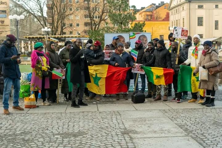 Manifestation à Stockholm (Suède) : Les Sénégalais dénoncent le report de l'élection présidentielle