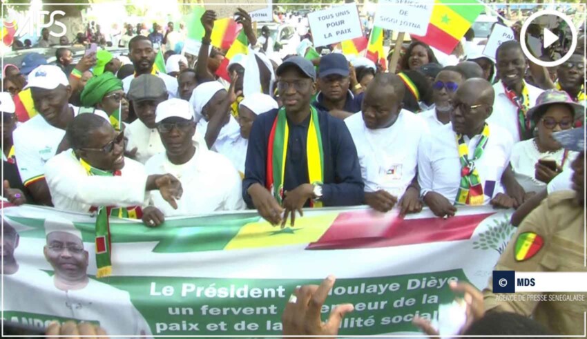 Randonnée de la paix et de la cohésion nationale à Thiès : Abdoulaye Dièye et Siggi Jotna en tête