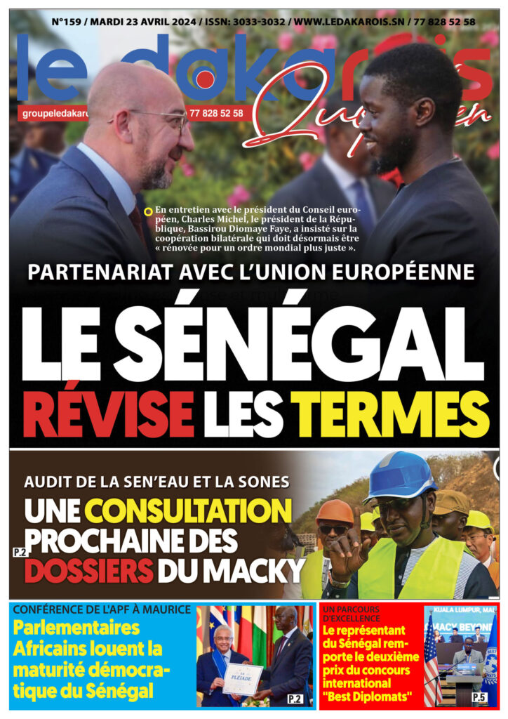 Le Dakarois Quotidien N°159 – du 23/04/24