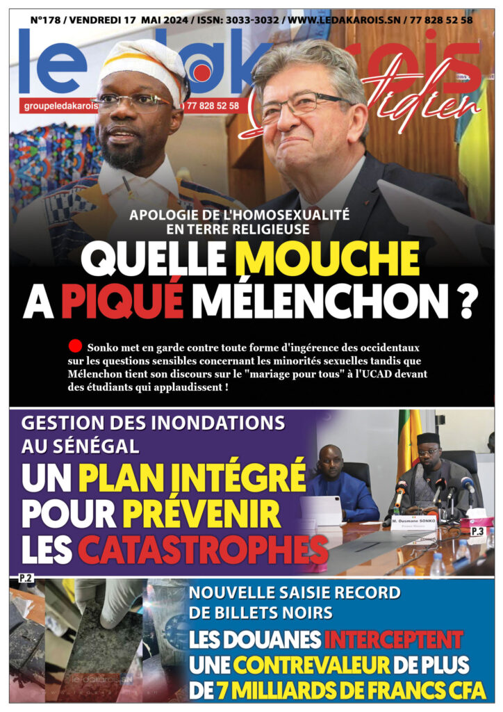 Le Dakarois Quotidien N°178 – du 17/05/2024