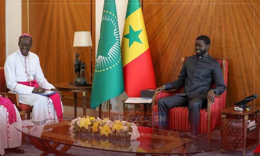 Le Président Diomaye Faye reçoit les évêques du Sénégal au Palais