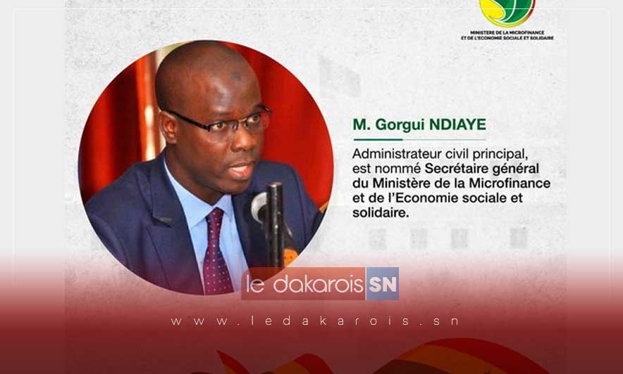 Nomination de Monsieur Gorgui NDIAYE en tant que Secrétaire Général du Ministère de la Microfinance, de l’Économie Sociale et Solidaire