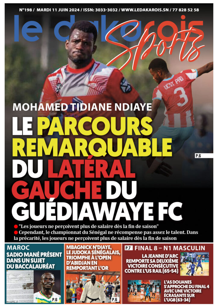 Le Dakarois Sports N°198 – du 11/06/2024