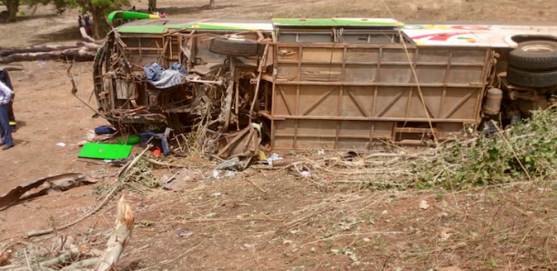 Sedhiou : Un bus se renverse à Diopcounda, plusieurs blessés dénombrés