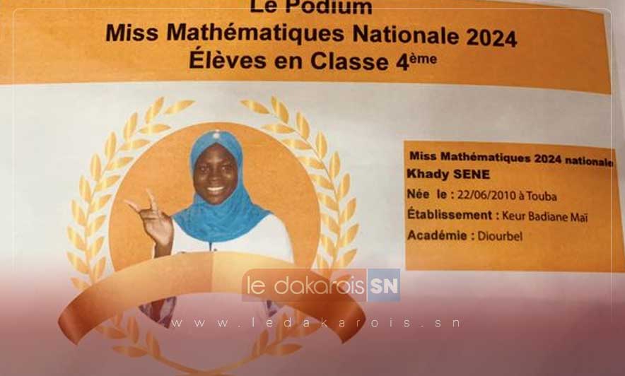 Khady Sene et Ramatoulaye Kane : Miss Mathématiques et Miss Sciences 2024, Un Triomphe du Potentiel Féminin en Sciences