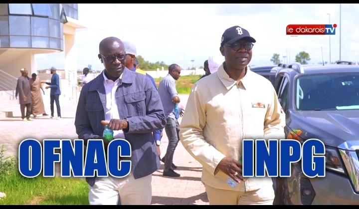 Diamniadio: visite du Pdt de L'OFNAC et du DG de L'INPG dans leurs nouveaux locaux.