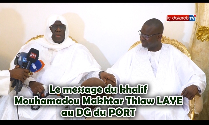À quelques jours du Mawlid, le DG du Port autonome de Dakar en visite chez le Khalife général des Layennes