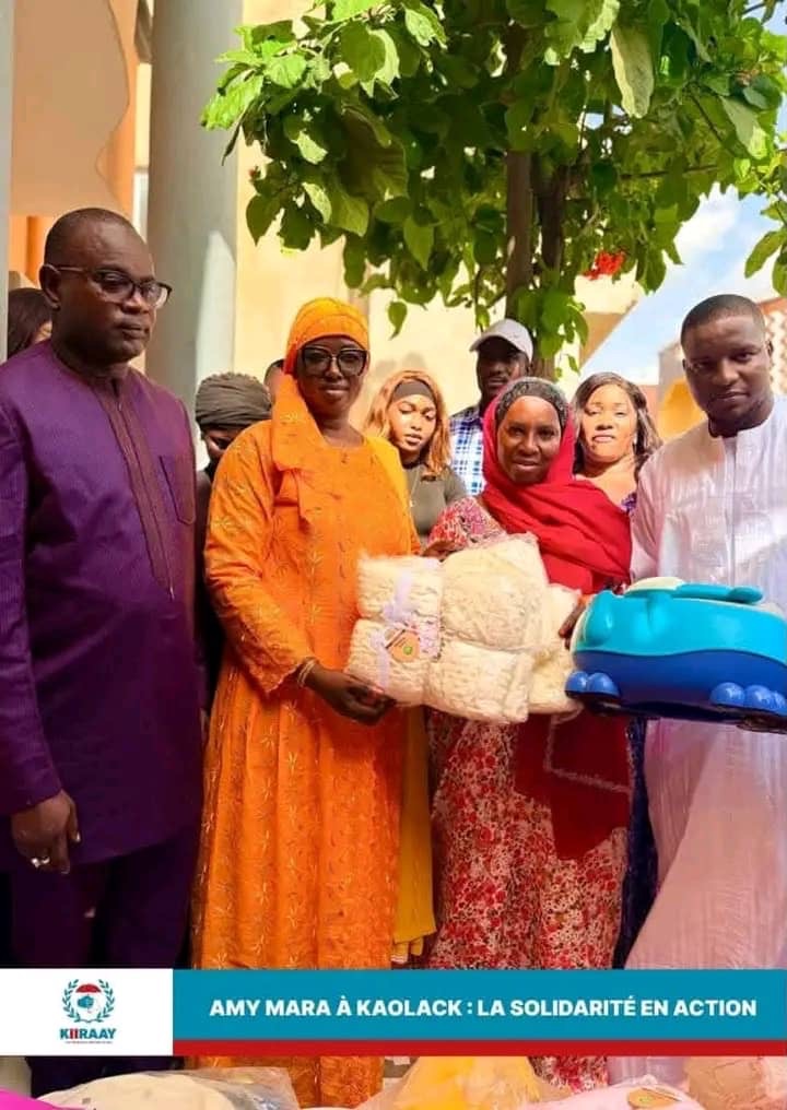 Amy Mara Dieye réaffirme son engagement social aux côtés des populations