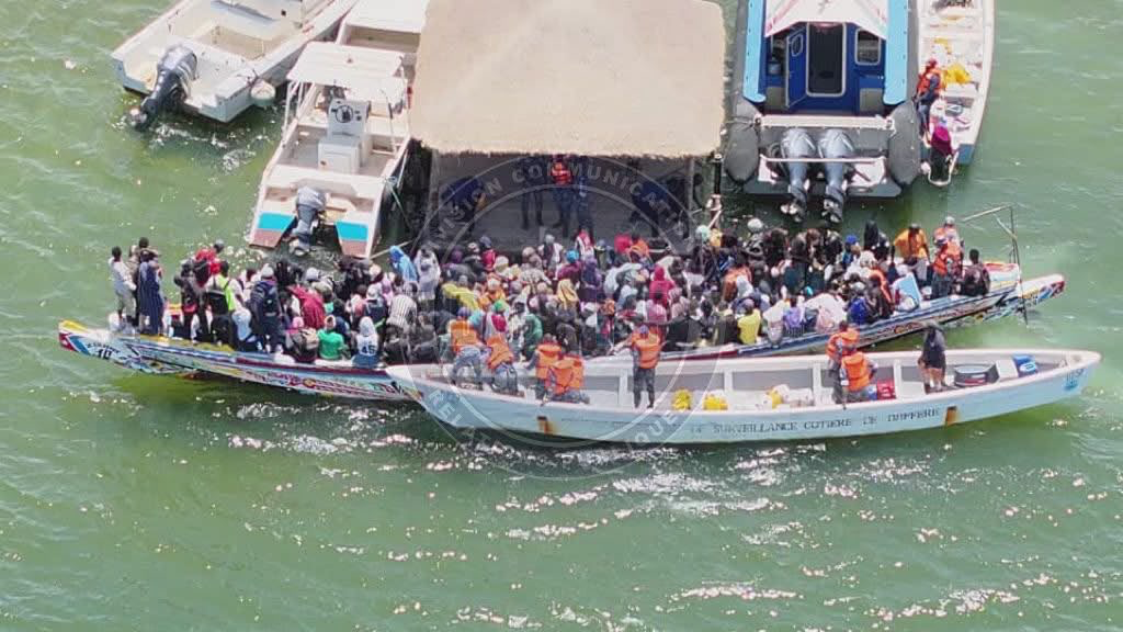 Émigration irrégulière : la Gendarmerie intercepte 173 candidats au départ et saisit une pirogue chargée de carburant à Kaolack