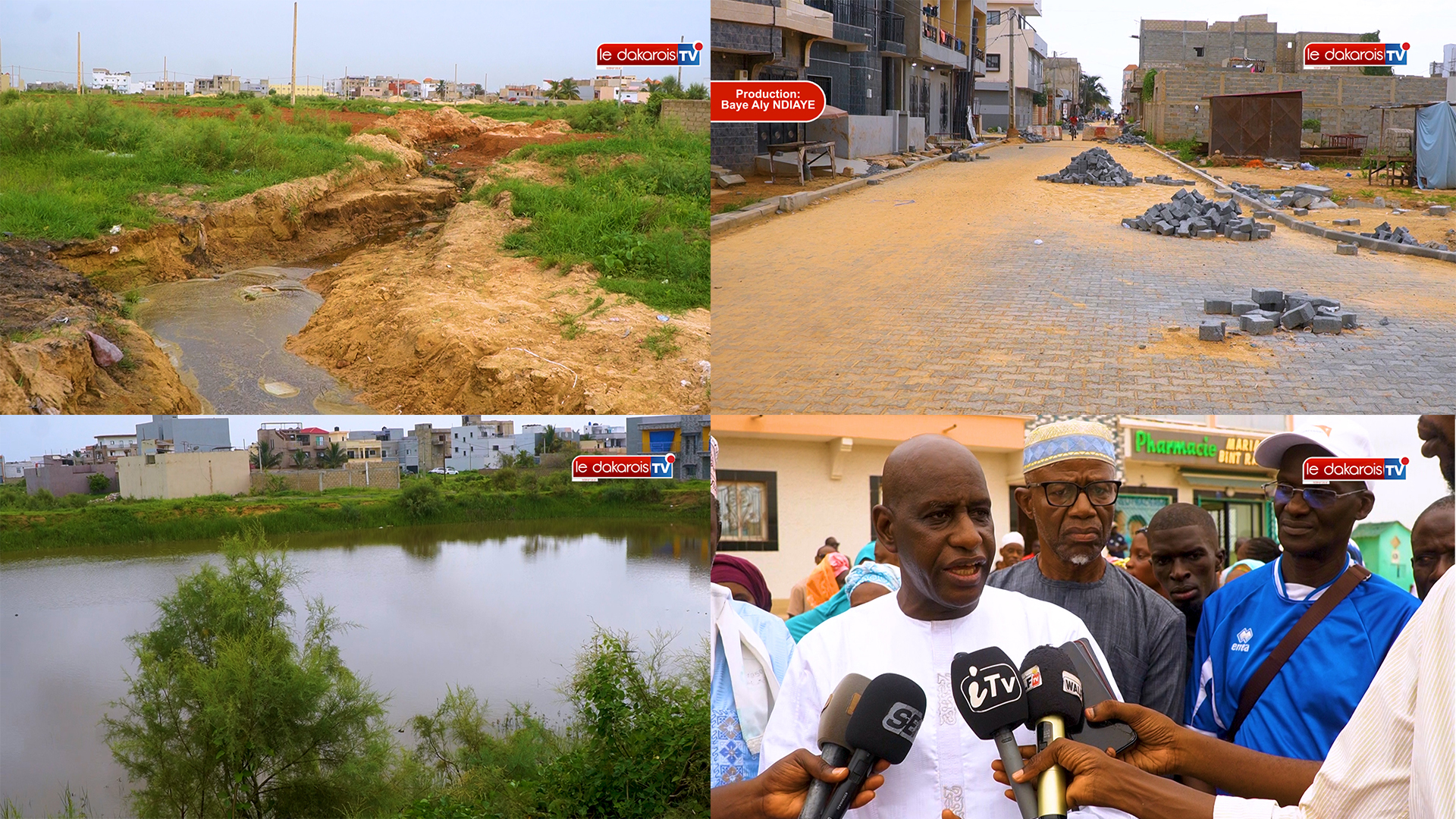 Cité Baobab : Voies d'accès difficile, risque d'inondations les populations sonnent l'alerte.