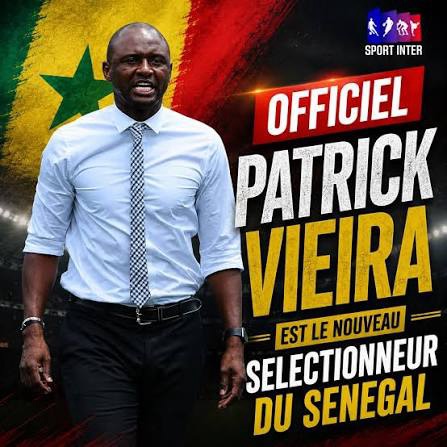 Patrick Vieira présenté vendredi à Dakar…